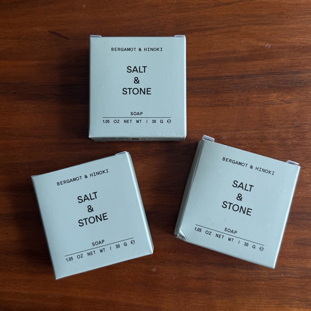 Salt & Stone Bergamot & Hinoki Soap